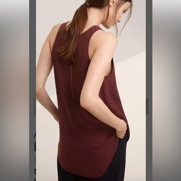 ARITZIA Wilfred Sevres Blouse sleeveless Tank Top Size Small - Picture 2 of 10